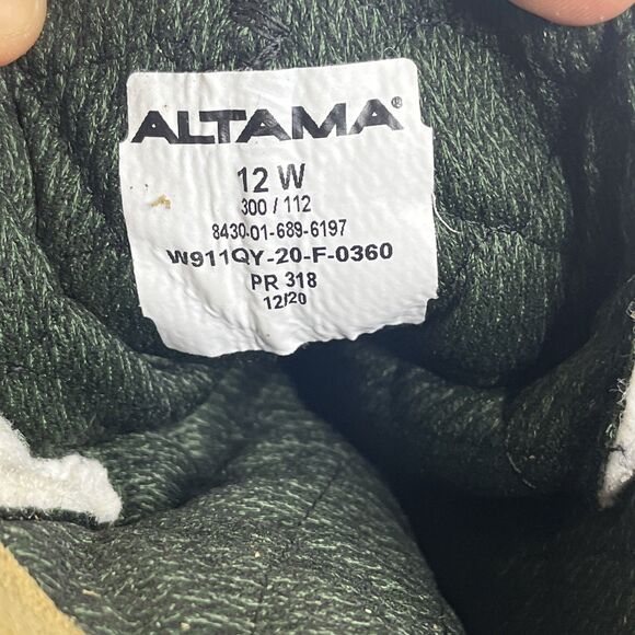 Altama Gore-Tex Temperate Weather Combat Boots Men’s 12W Coyote Military main image 5